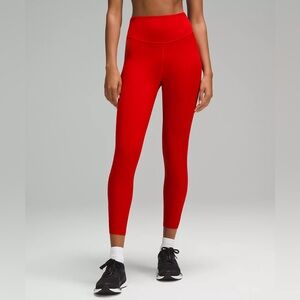 Lululemon Athletica Red Leggings
